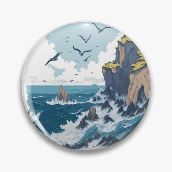 Item preview, Coastal Cliffs designed and sold by bubblegarden.