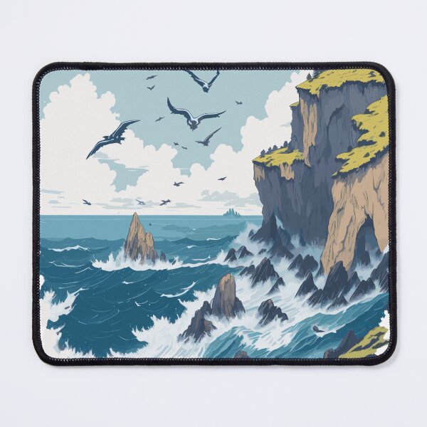 Item preview, Coastal Cliffs designed and sold by bubblegarden.
