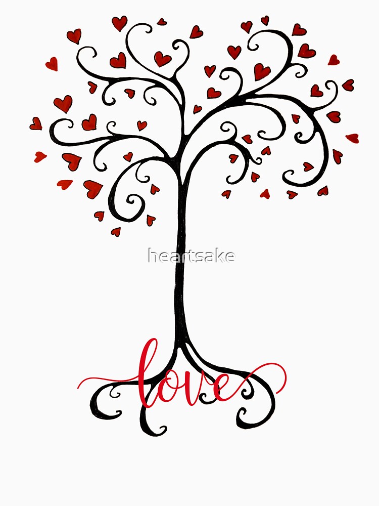 Thumbnail 7 of 7, Classic T-Shirt, Love Tree designed and sold by heartsake.