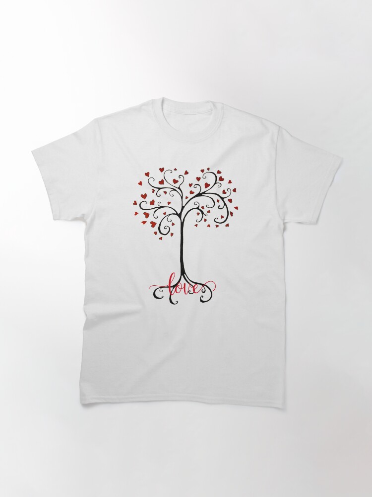 Thumbnail 2 of 7, Classic T-Shirt, Love Tree designed and sold by heartsake.