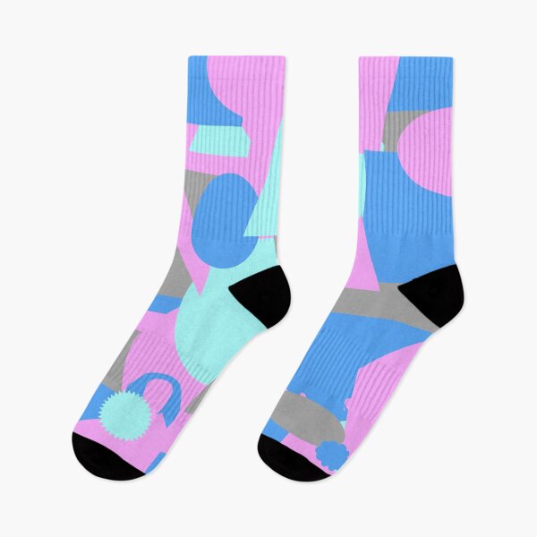 Item preview,   pink blue geometric camouflage designed and sold by ricobarinas.