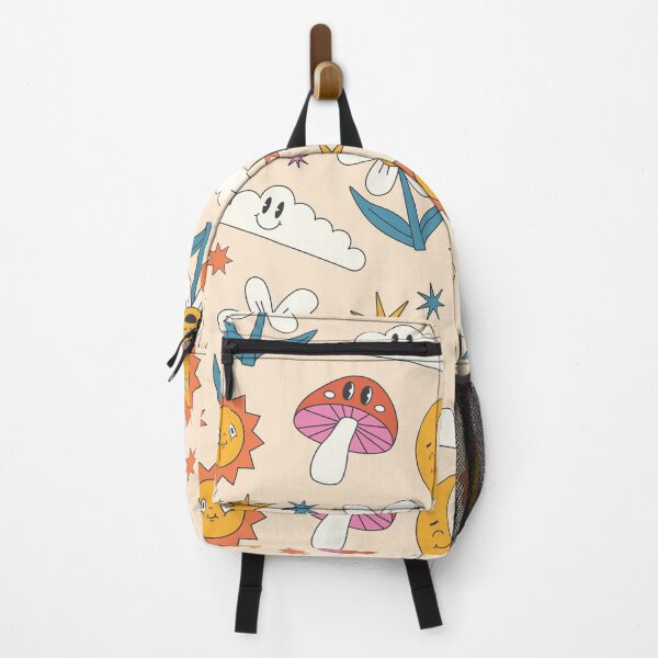 Item preview, Flower Mushroom Sky Pattern designed and sold by MayhemMads.