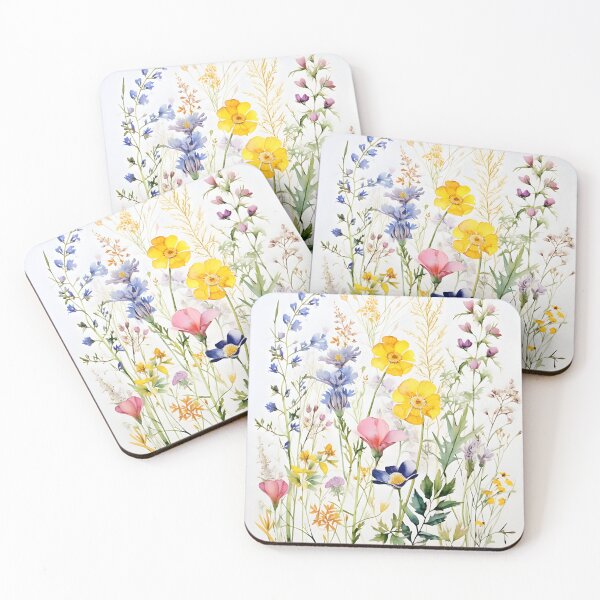 Item preview, Spring Wildflowers in Watercolor 1 designed and sold by WORD BIRD.