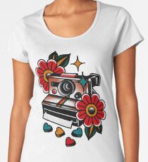 Traditional Polaroid Camera Women's Premium T-Shirt