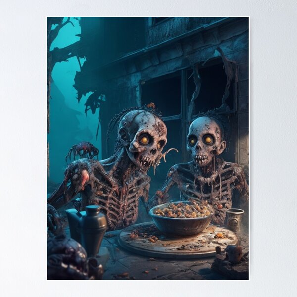 Item preview, Breakfast Among the Undead designed and sold by Electric-Easel.