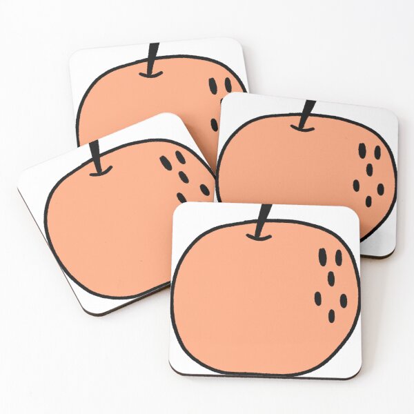 Item preview, Orange minimal doodle style  designed and sold by HappySunday001.