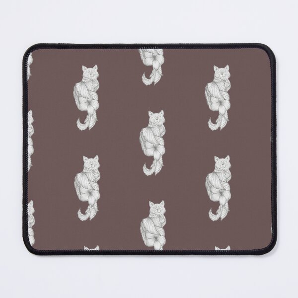 Item preview, Cat inside a flower black and white  designed and sold by Arte-Vivo.