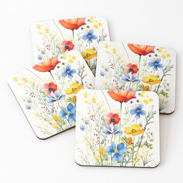 Item preview, Spring Wildfowers in Watercolor 2 designed and sold by WORD BIRD.