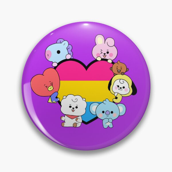 Item preview, Baby BT21 Pansexual Heart designed and sold by BangtansBoyfie.