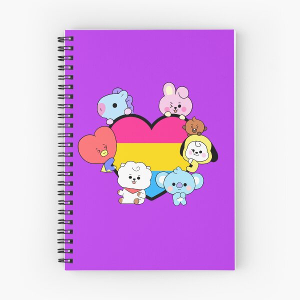 Item preview, Baby BT21 Pansexual Heart designed and sold by BangtansBoyfie.