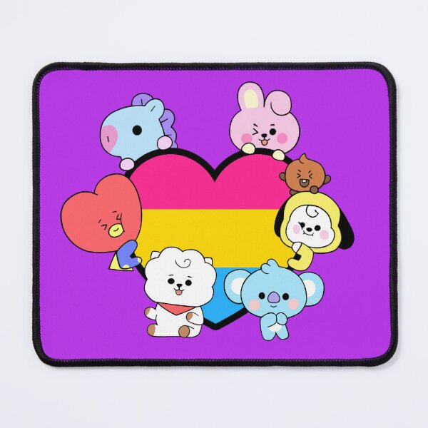 Item preview, Baby BT21 Pansexual Heart designed and sold by BangtansBoyfie.