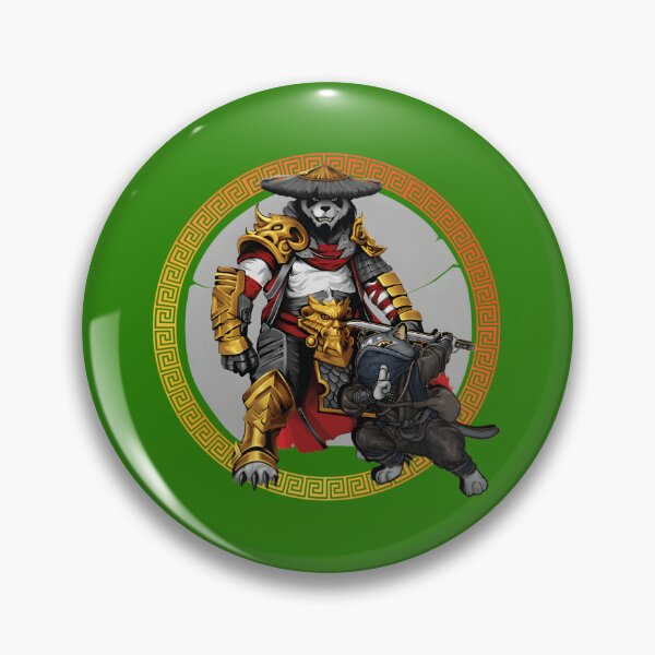 Item preview, Samurai panda Classic 		 designed and sold by vwtivwgqh92.