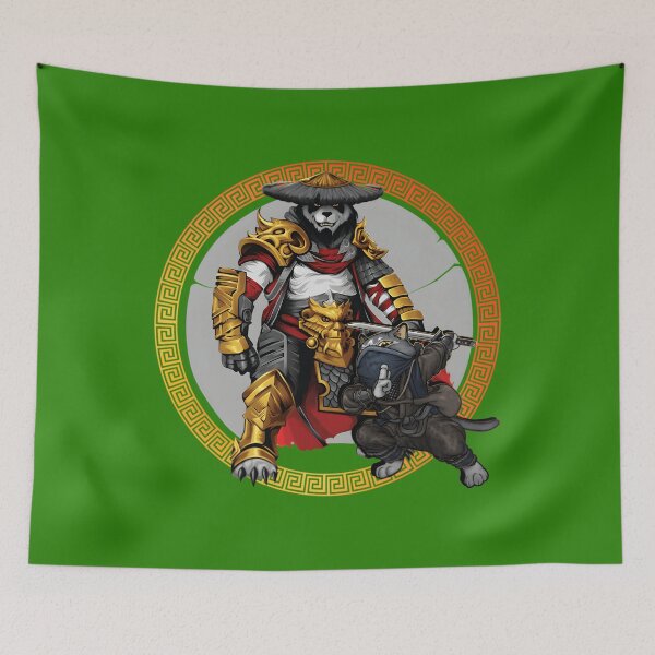 Item preview, Samurai panda Classic 		 designed and sold by vwtivwgqh92.