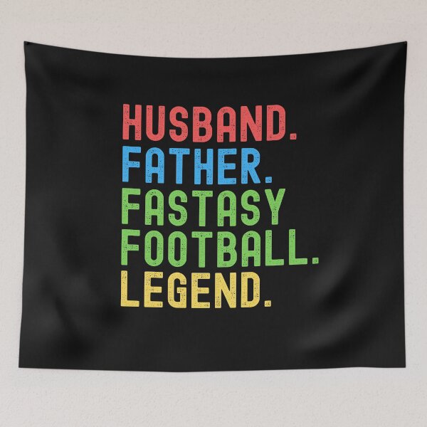 Item preview, Husband Father Fantasy Football Legend, Funny Husband Dad, Funny Draft designed and sold by Cryptohaven.