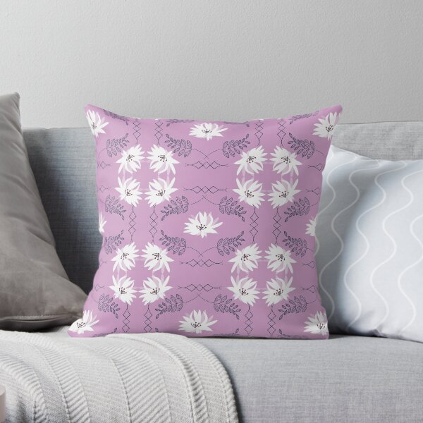 Serenity Blush Throw Pillow