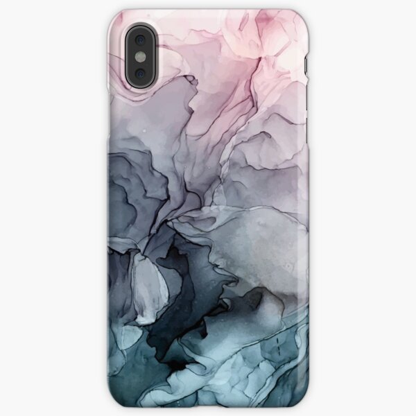 Peinture abstraite fluide de Blush et Payne Coque rigide iPhone