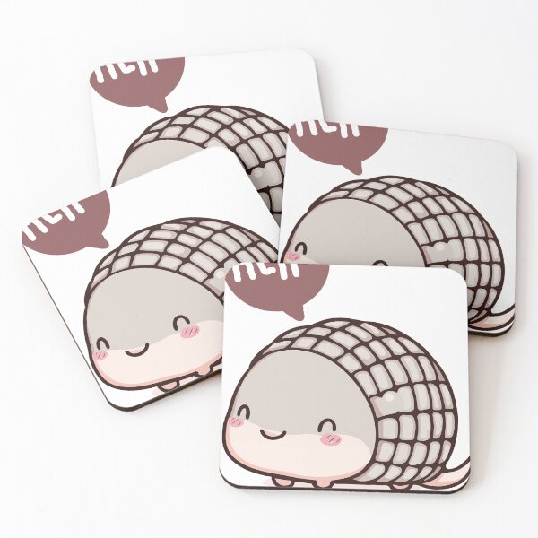 Item preview, cute armadillo 6 hello designed and sold by HarshBrown.