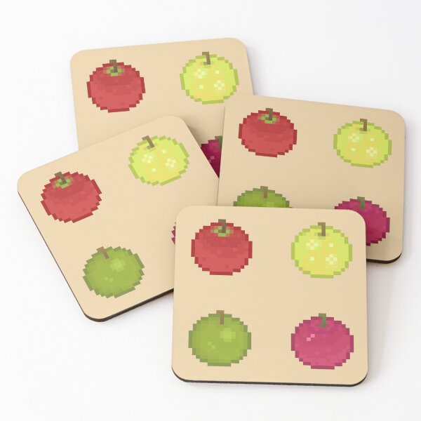 Item preview, pixel apples designed and sold by autumnalmanac.