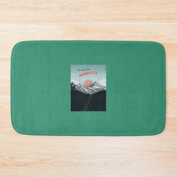 Item preview, Greetings from Henrietta Postcard Art Throw Pillow 	 designed and sold by evcljuto82.