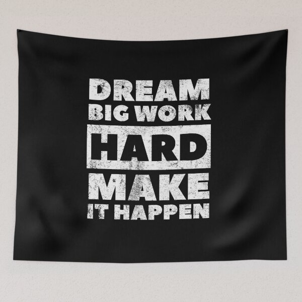 Item preview, Dream big, work hard, make it happen. designed and sold by DeluxBee.