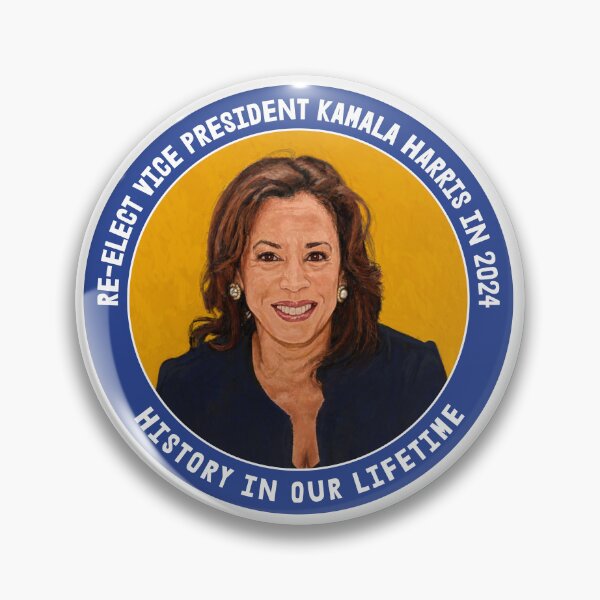 Item preview, Re-Elect Vice President Kamala Harris in 2024, History in our Lifetime designed and sold by Neil Feigeles.