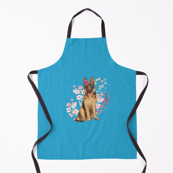 Item preview, Floral German Shepherd designed and sold by Ashley Gagnon.