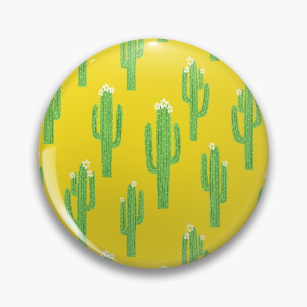 Item preview, Saguaro Cactuses Hand drawn Repeating Pattern designed and sold by ConfettiCreate.