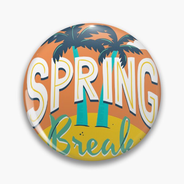 Item preview, Flat Spring Break Lettering designed and sold by hjian8219.