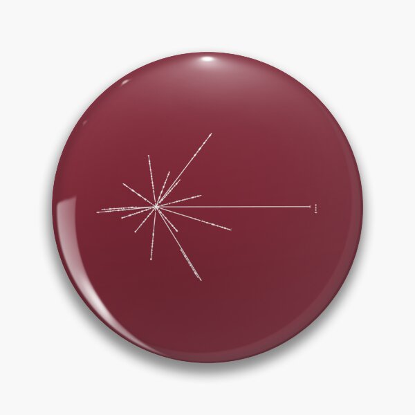Item preview, Pioneer plaque pulsar map   	 designed and sold by iyvdusza87.