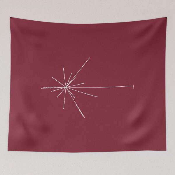 Item preview, Pioneer plaque pulsar map   	 designed and sold by iyvdusza87.