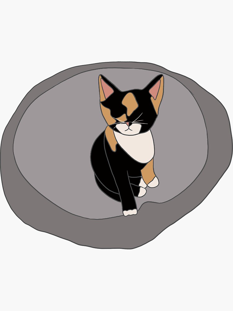 Calico  Sticker for Sale by lucianavee