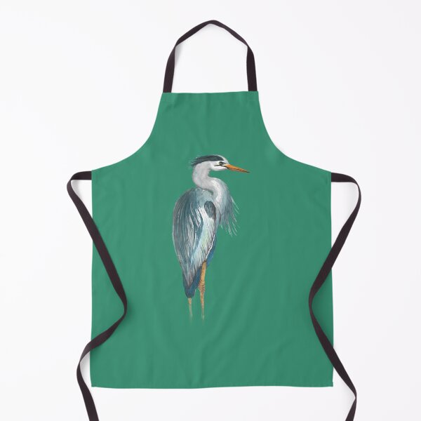 Item preview, Grey heron watercolor painting designed and sold by evcljuto82.