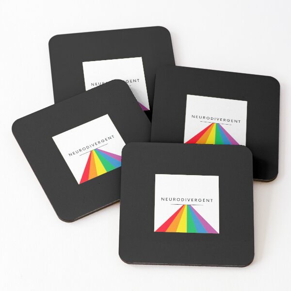 Item preview, Neurodivergent Rainbow Celebration Design designed and sold by Skull Fern.