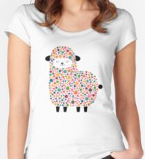 Bubble Sheep Women's Fitted Scoop T-Shirt
