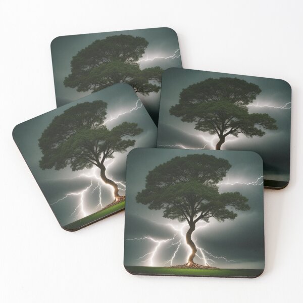 Item preview, Lightning striking tree  designed and sold by Roxburylane.