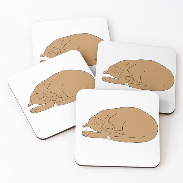 Item preview, Squishy nap cat doodle designed and sold by AbFlo Creative.