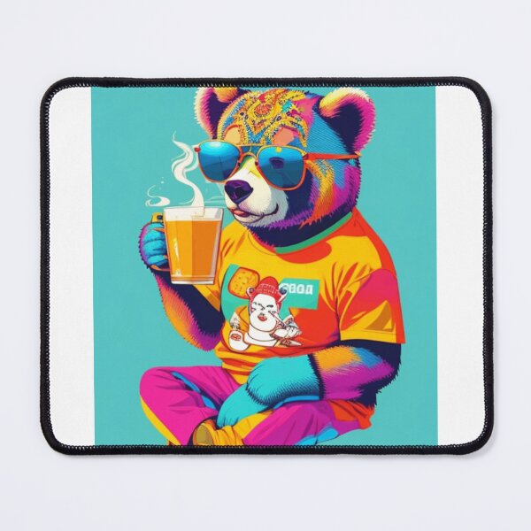 Item preview, Stylish Bear Sticker designed and sold by KRVC Studio .