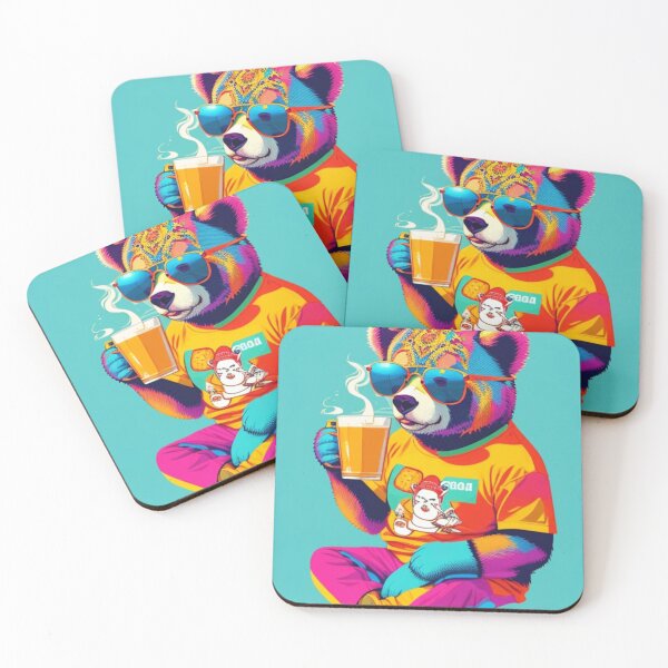 Item preview, Stylish Bear Sticker designed and sold by KRVC Studio .