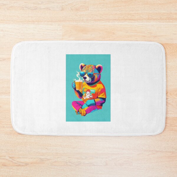 Item preview, Stylish Bear Sticker designed and sold by KRVC Studio .