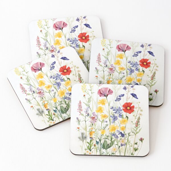 Item preview, Spring Wildflowers in Watercolor 3 designed and sold by WORD BIRD.
