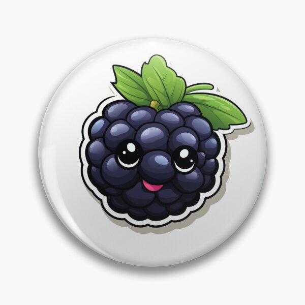 Item preview, Cute Black Berry Fruit Sticker designed and sold by AfterSchoolSpec.