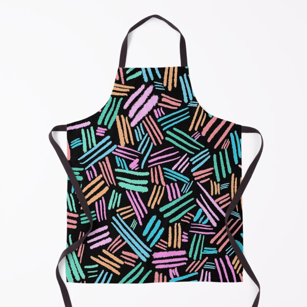 Item preview, Colorful Chalk Lines - Black designed and sold by Timeknights.