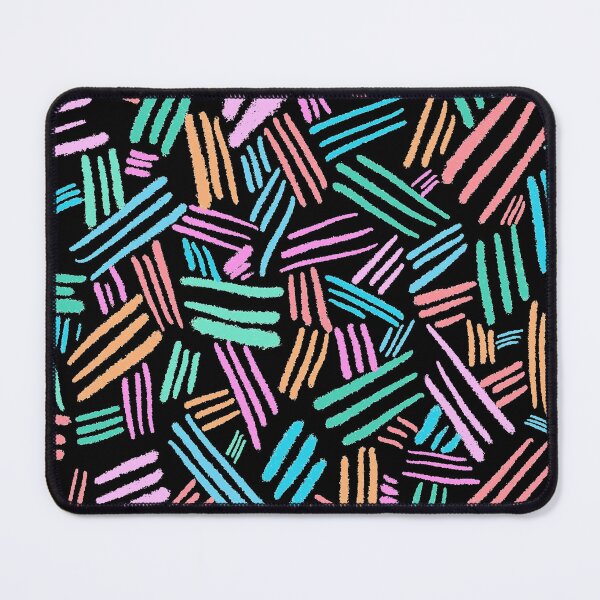 Item preview, Colorful Chalk Lines - Black designed and sold by Timeknights.