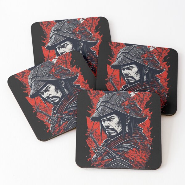 Item preview, samurai illustration vector and typography designed and sold by Artificial001.
