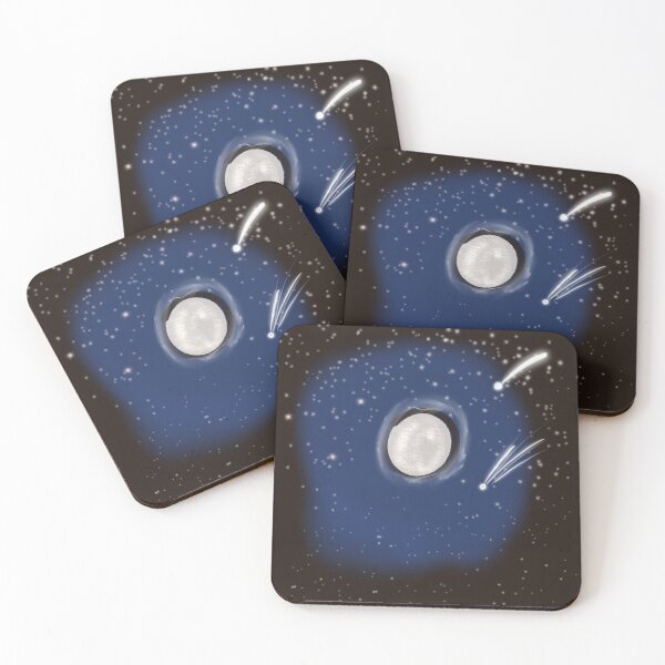 Item preview, Moon Asteroids Outer Space designed and sold by cosmyk.