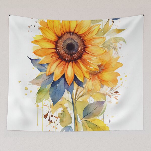 Item preview, Helindra - Sunflowers Watercolor (4/4) designed and sold by sabantha.