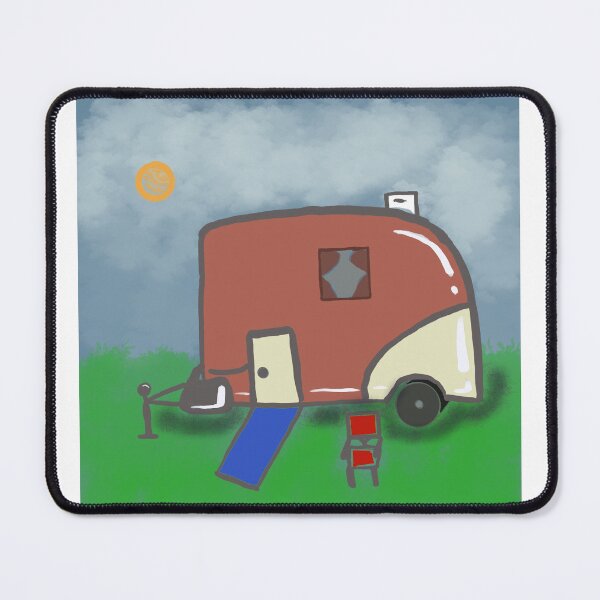 Item preview, Camping Trailer Parked Outside designed and sold by cosmyk.
