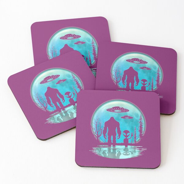 Item preview, Alien And Bigfoot   	 designed and sold by epobibuc17.