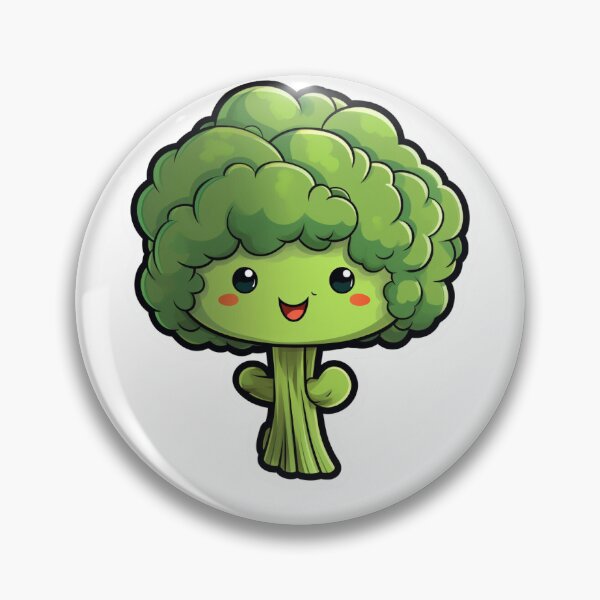 Item preview, Cute Green Broccoli Vegetable designed and sold by AfterSchoolSpec.