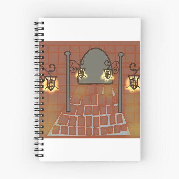 Item preview, Castle Wall With Gothic Lamps designed and sold by cosmyk.